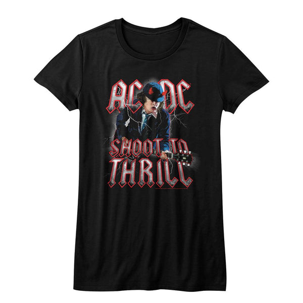 Women Exclusive AC/DC Eye-Catching T-Shirt, Shoot To Thrill