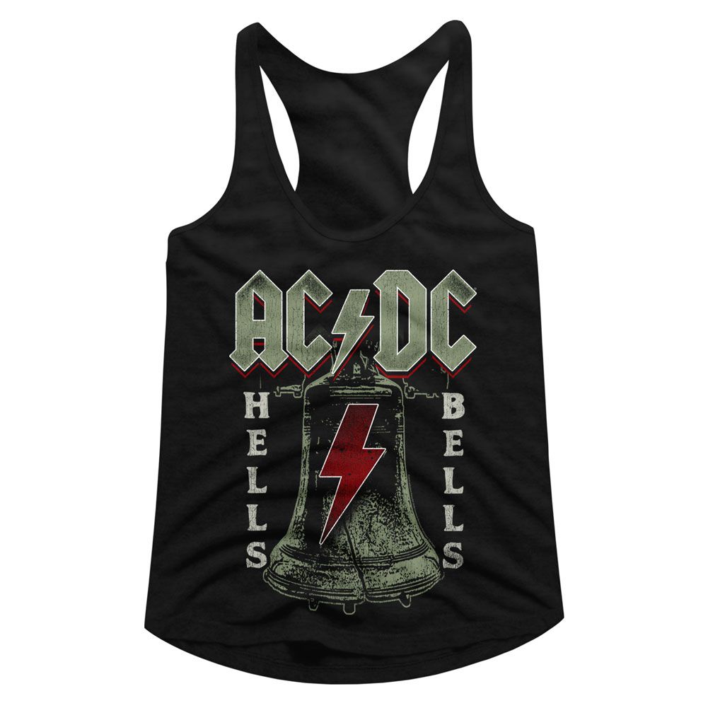 Women Exclusive AC/DC Eye-Catching Racerback, Hells Bells