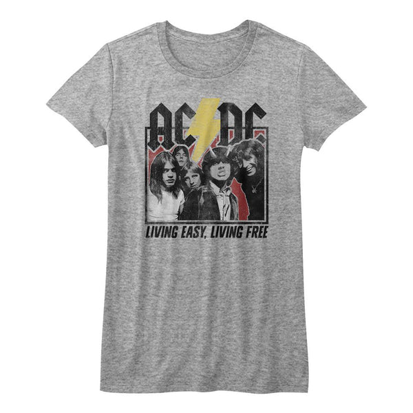 Women Exclusive AC/DC Eye-Catching T-Shirt, Living Easy