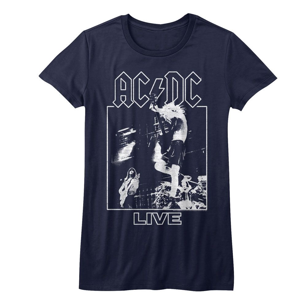 Women Exclusive AC/DC Eye-Catching T-Shirt, Live