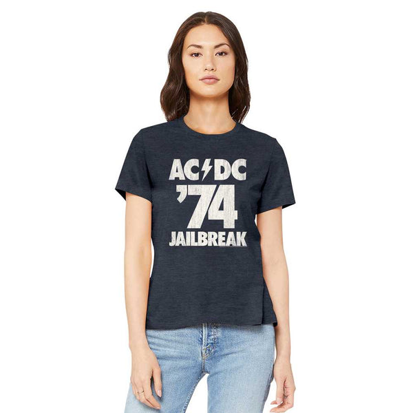 Women Exclusive AC/DC Eye-Catching T-Shirt, Jailbreak 74