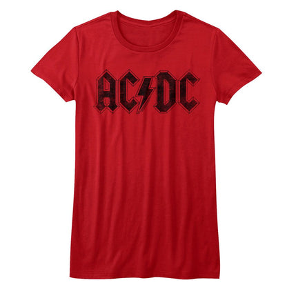 Women Exclusive AC/DC Eye-Catching T-Shirt, Logo