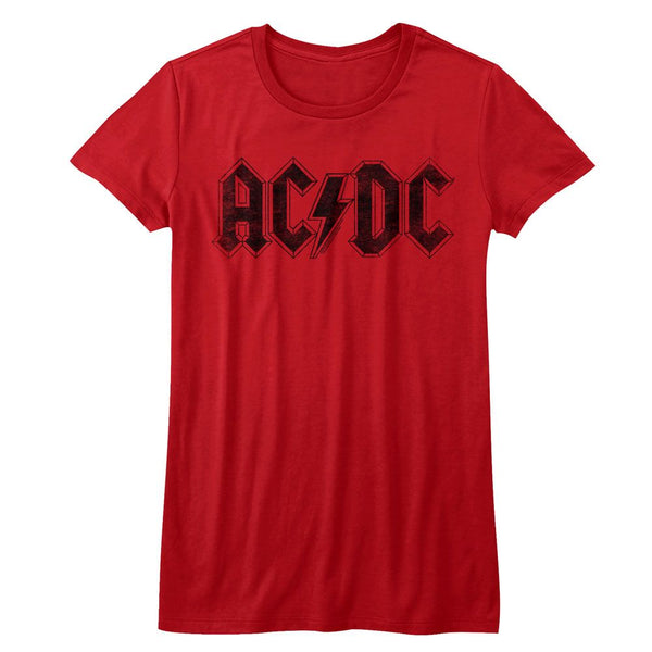 Women Exclusive AC/DC Eye-Catching T-Shirt, Logo