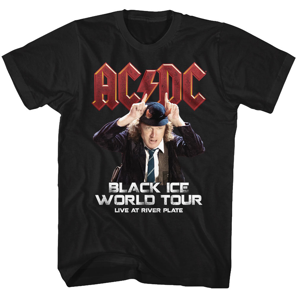 AC/DC Eye-Catching T-Shirt, Black Ice World Tour