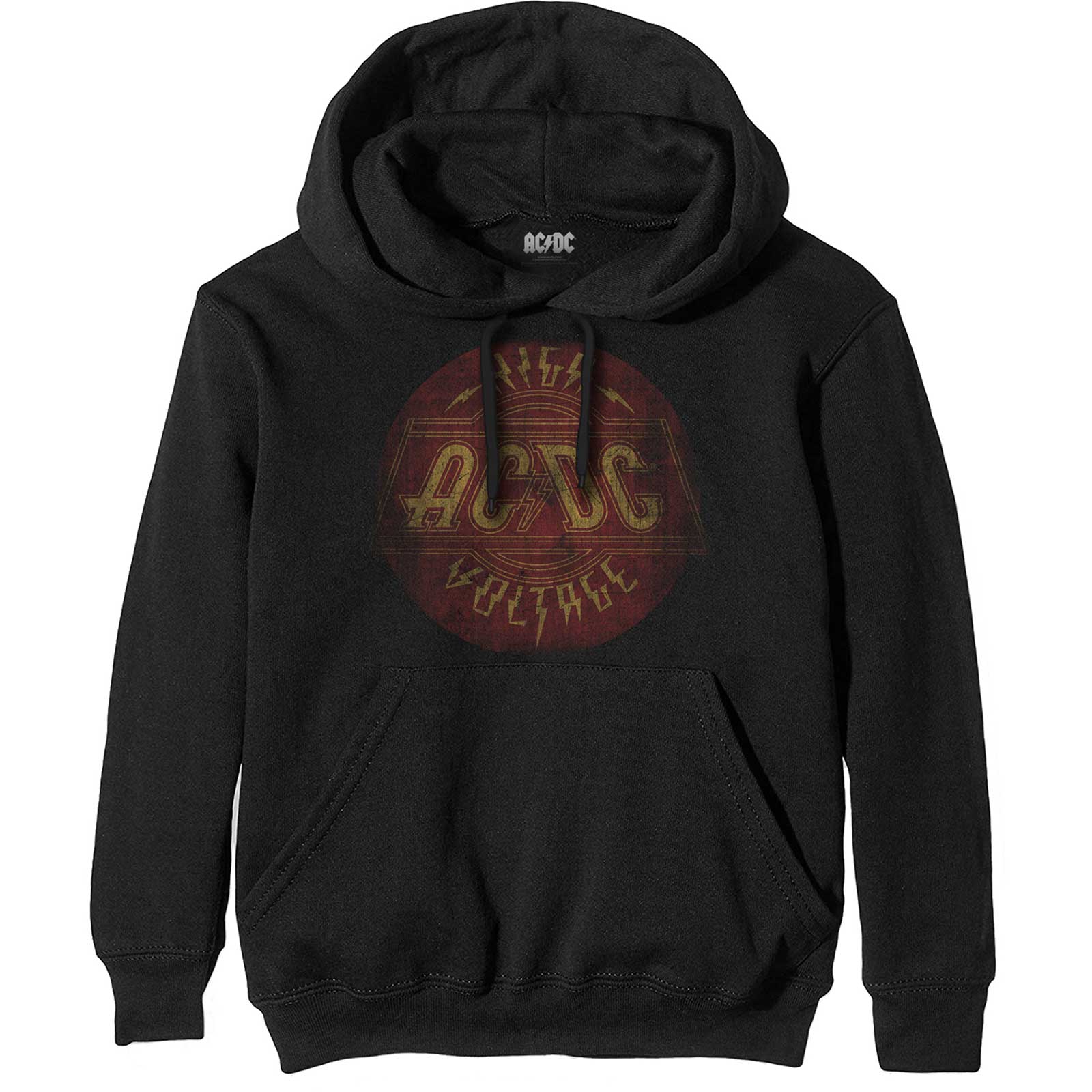 AC/DC Attractive Hoodie, High Voltage Vintage – Authentic Band Merch