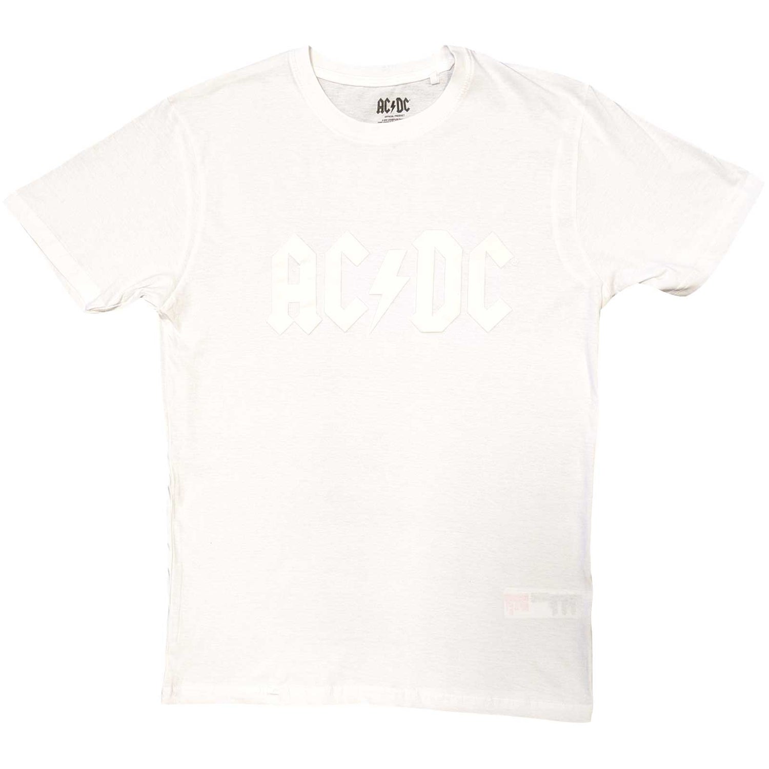 AC/DC HI-Build T-Shirt, Logo on White