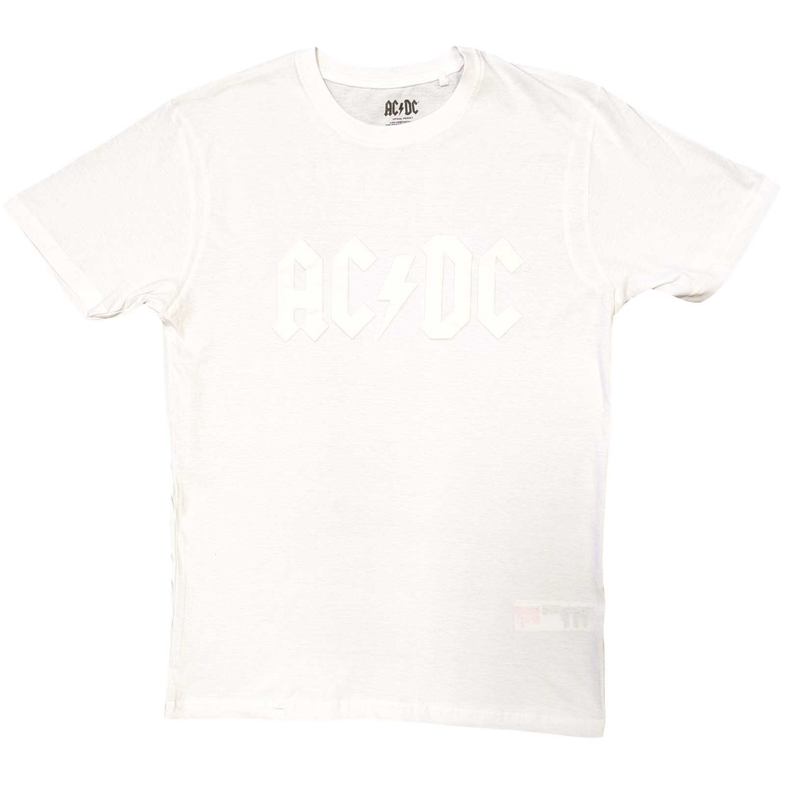 AC/DC HI-Build T-Shirt, Logo on White