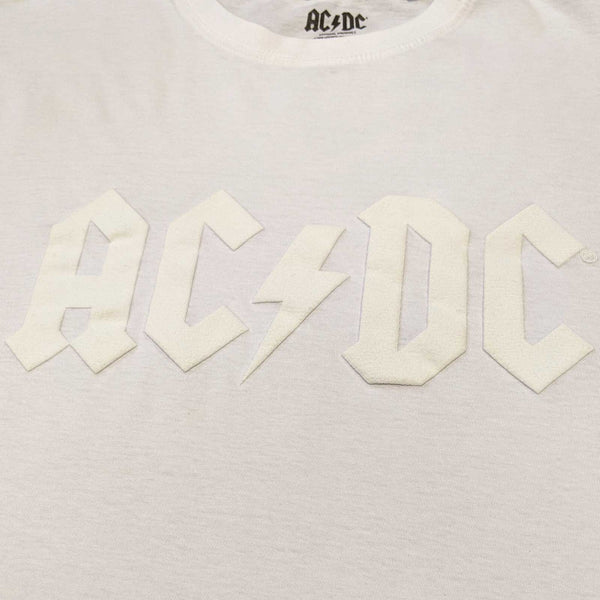 AC/DC HI-Build T-Shirt, Logo on White