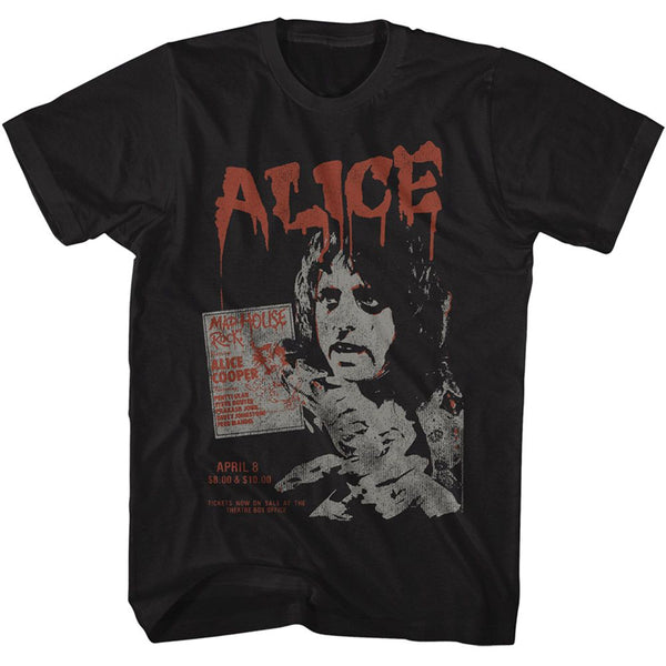ALICE COOPER Eye-Catching T-Shirt, Madhouse Rock