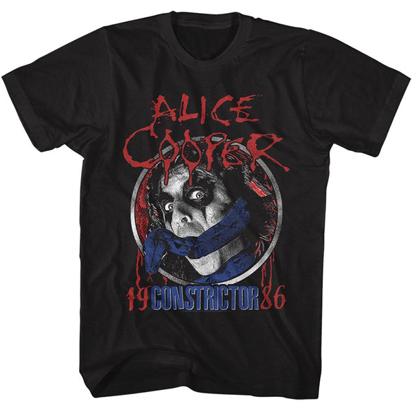 ALICE COOPER Eye-Catching T-Shirt, Constrictor 1986