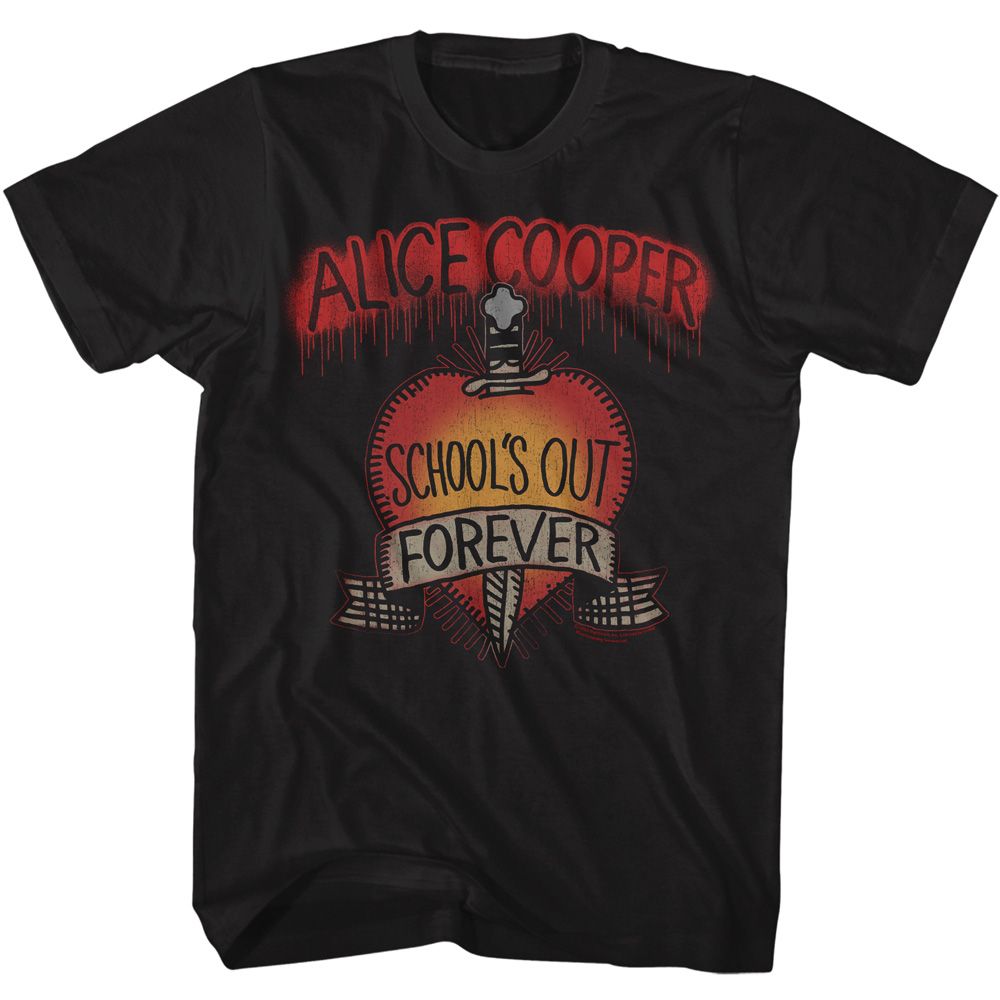 ALICE COOPER Eye-Catching T-Shirt, Schools Out