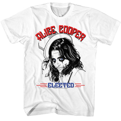 ALICE COOPER Eye-Catching T-Shirt, Elected