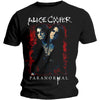 ALICE COOPER Attractive T-Shirt, Paranormal Splatter