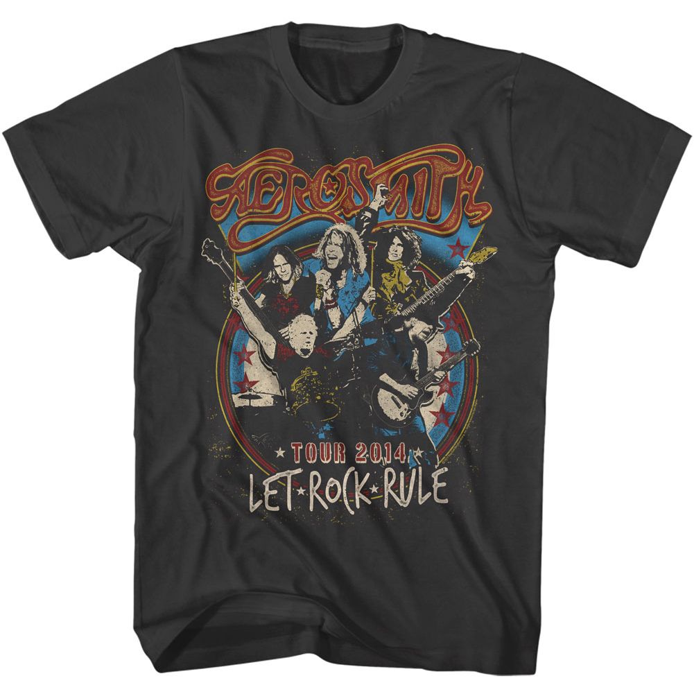 AEROSMITH Eye-Catching T-Shirt, Let Rock Rule