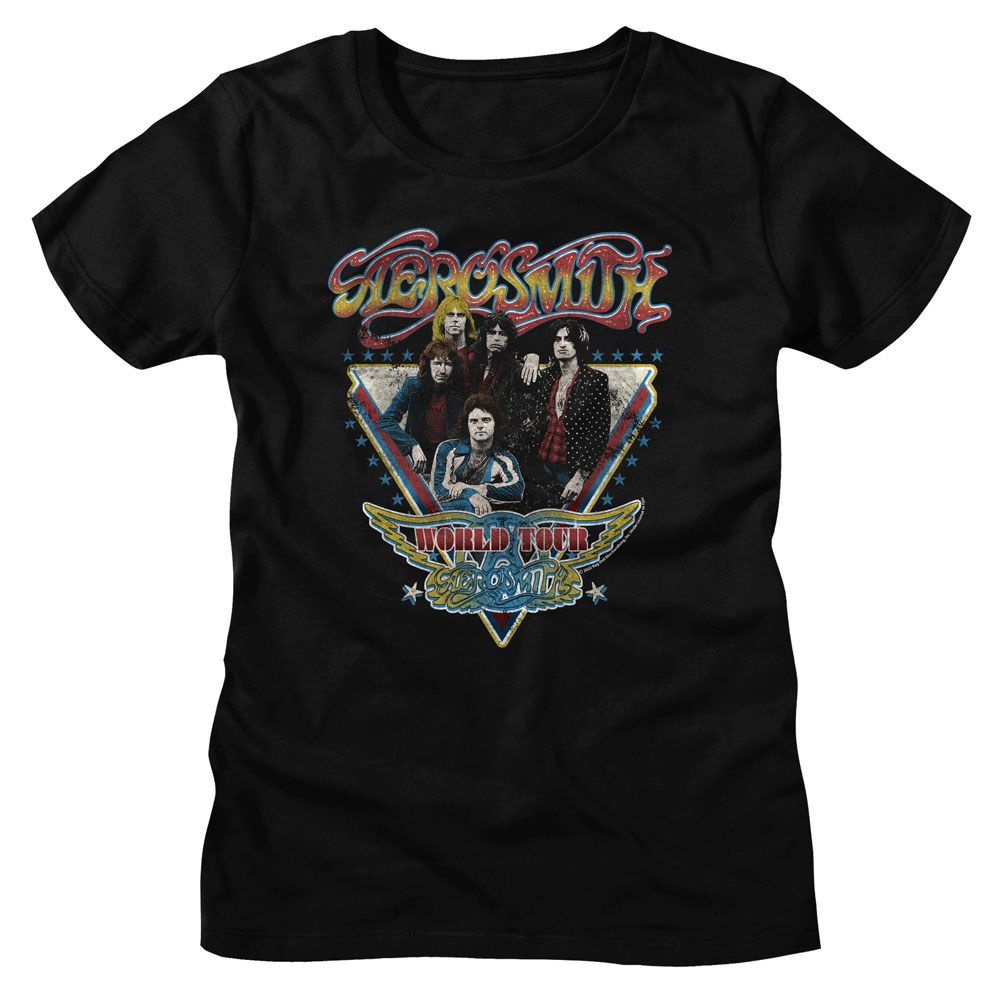 Women Exclusive AEROSMITH T-Shirt, World Tour