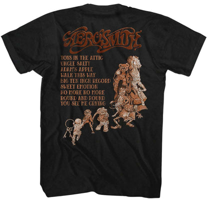 AEROSMITH Eye-Catching T-Shirt, Toys In the Attic Art