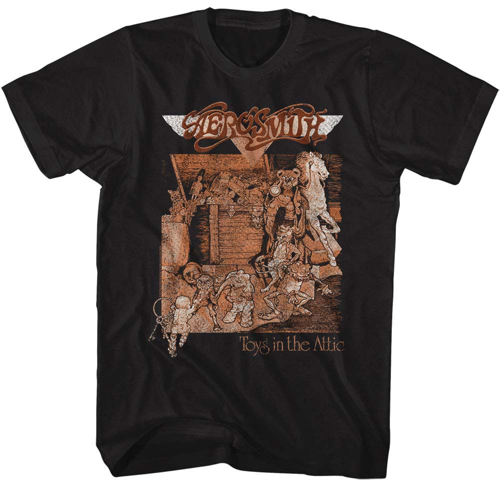 AEROSMITH Eye-Catching T-Shirt, Toys In the Attic Art