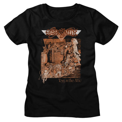 Women Exclusive AEROSMITH T-Shirt, Toys Album Cover