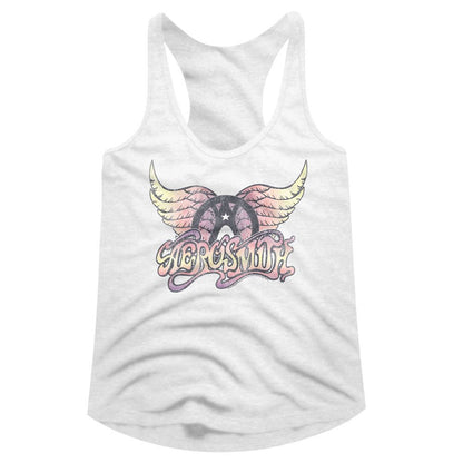 Women Exclusive AEROSMITH Racerback, Faded Pinks