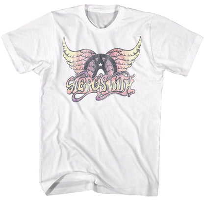 AEROSMITH Eye-Catching T-Shirt, Faded Pinks