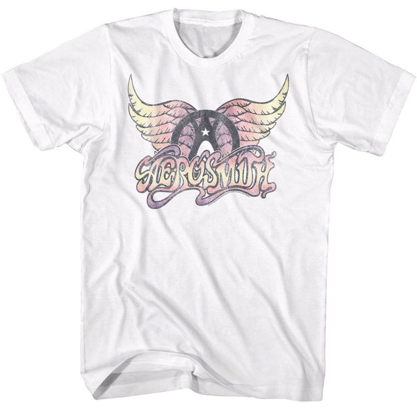 AEROSMITH Eye-Catching T-Shirt, Faded Pinks