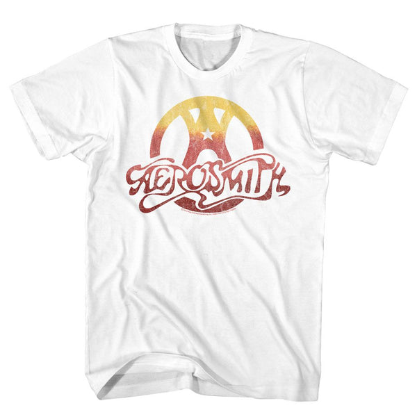 AEROSMITH Eye-Catching T-Shirt, Gradient Logo