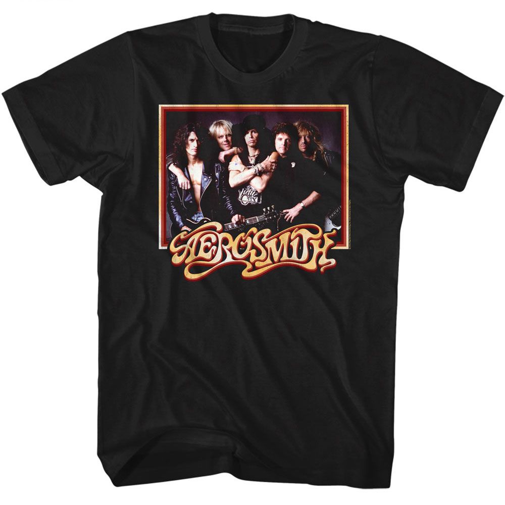 AEROSMITH Eye-Catching T-Shirt, Squaresmith