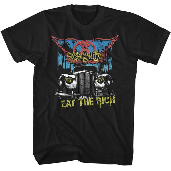 AEROSMITH Eye-Catching T-Shirt, Eat the Rich Car