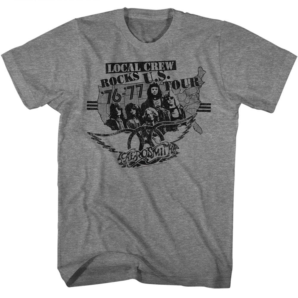 AEROSMITH Eye-Catching T-Shirt, Local Crew