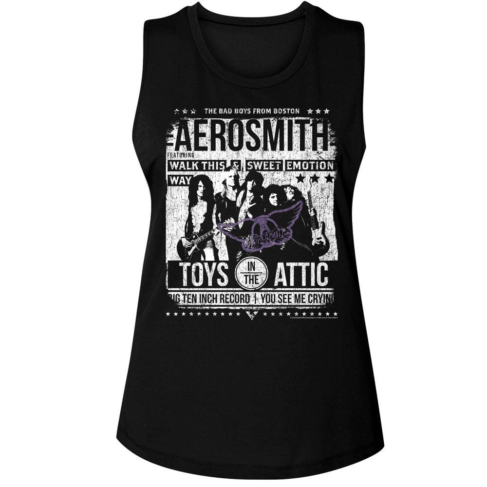 Women Exclusive AEROSMITH Muscle Tank, Aero Poster