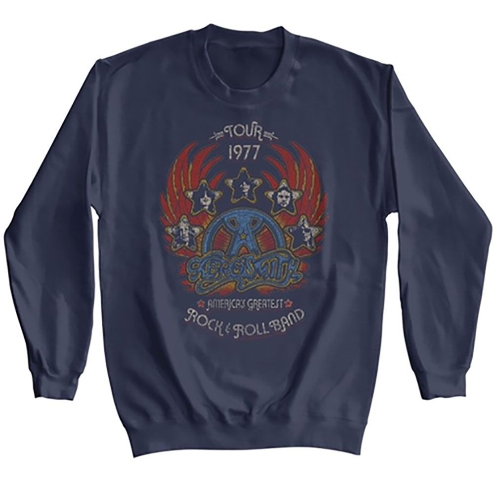 AEROSMITH Premium Sweatshirt, Tour 1977