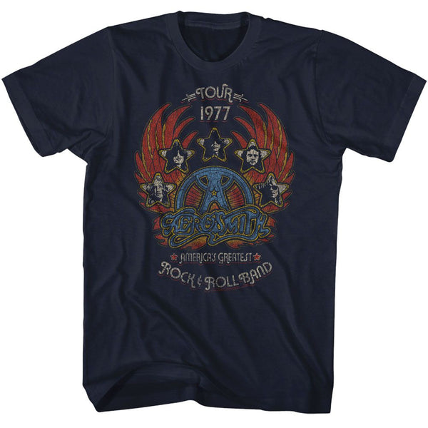 AEROSMITH Eye-Catching T-Shirt, Tour 1977