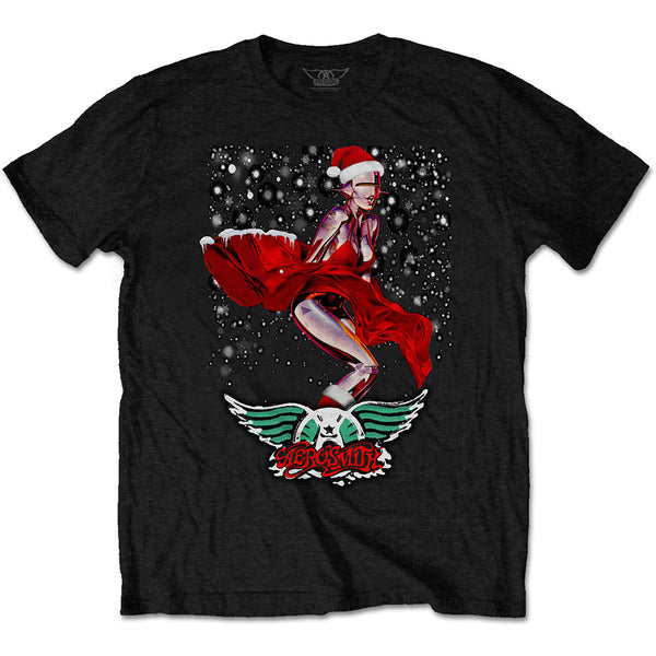 AEROSMITH Attractive T-Shirt, Robo Santa