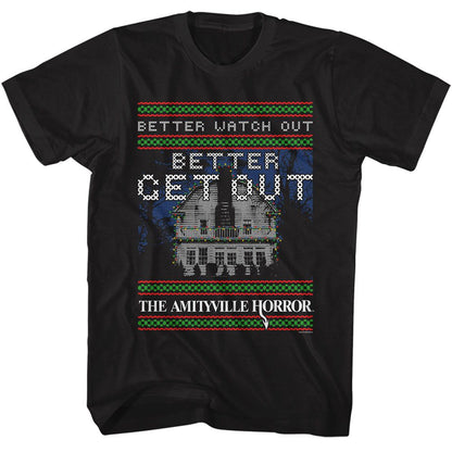 AMITYVILLE HORROR Terrific T-Shirt, Better Get Out