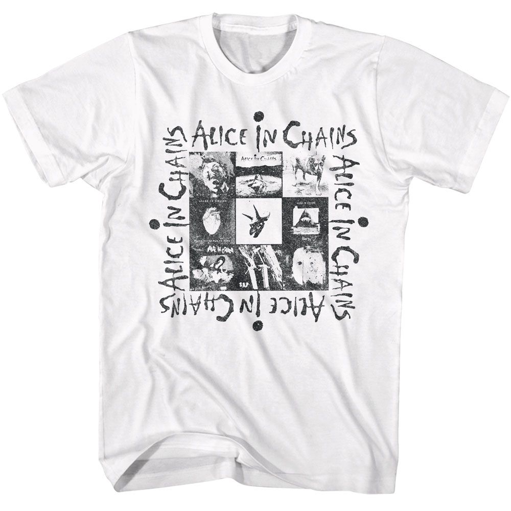 ALICE IN CHAINS Eye-Catching T-Shirt, Albums