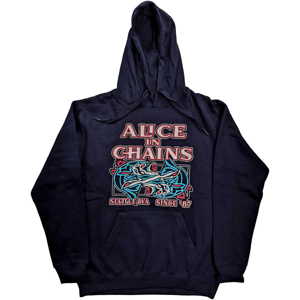 ALICE IN CHAINS Attractive Hoodie, Totem Fish