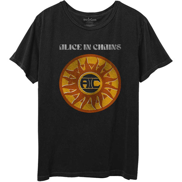 ALICE IN CHAINS Attractive T-Shirt, Vintage Circle Sun