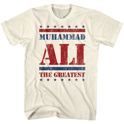 MUHAMMAD ALI Eye-Catching T-Shirt, Stars&amp;Stars&amp;Stars