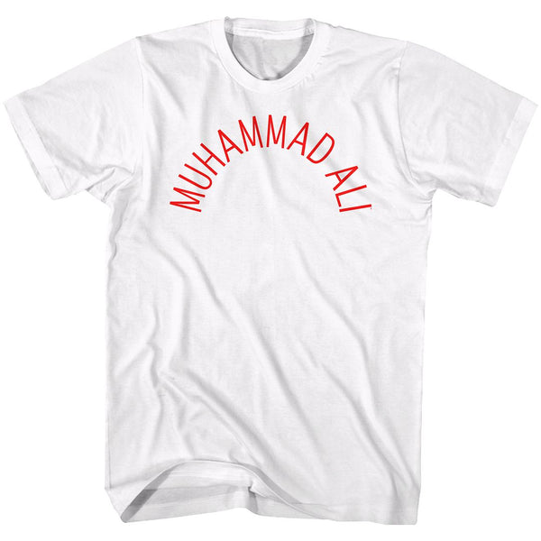 MUHAMMAD ALI Eye-Catching T-Shirt, Arch Text