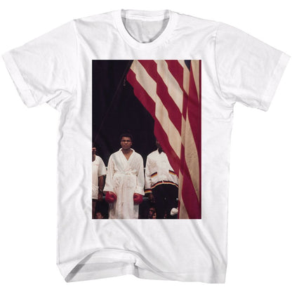 MUHAMMAD ALI Eye-Catching T-Shirt, A Flag