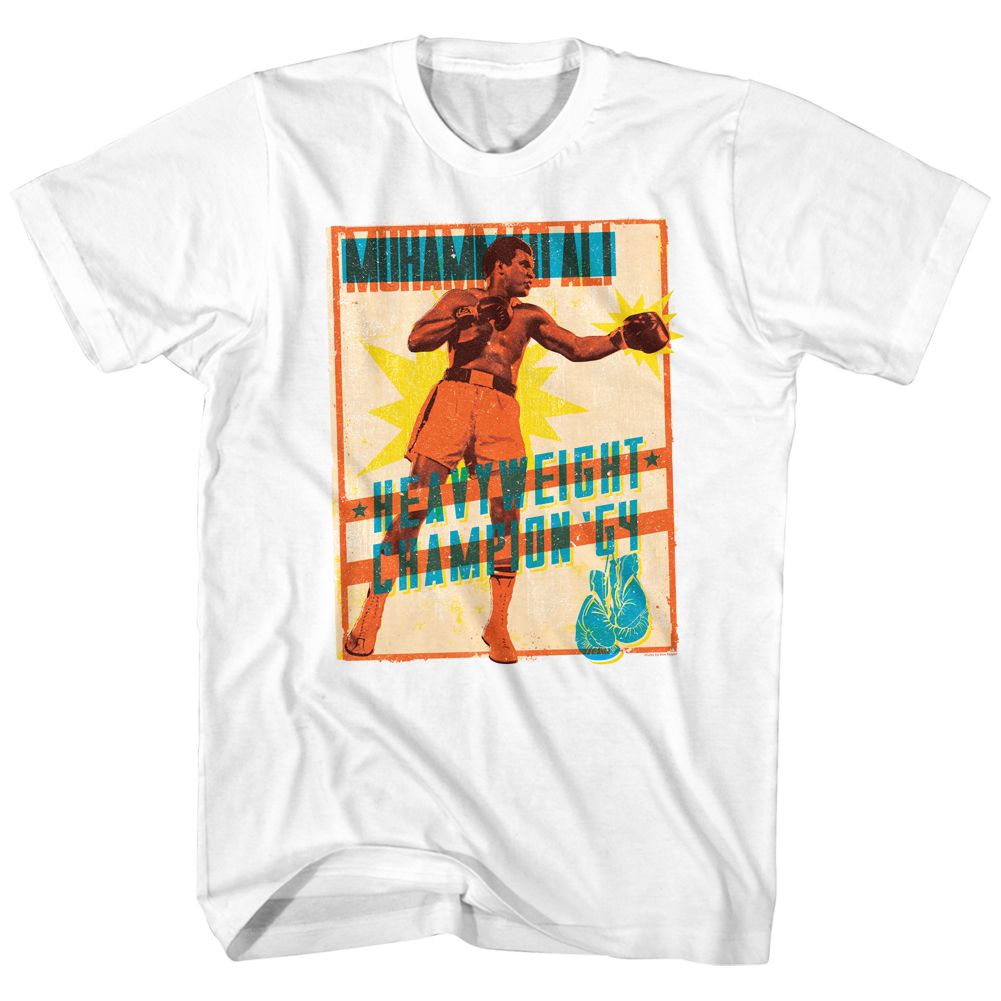 MUHAMMAD ALI Eye-Catching T-Shirt, Bright Poster