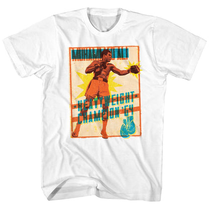 MUHAMMAD ALI Eye-Catching T-Shirt, Bright Poster