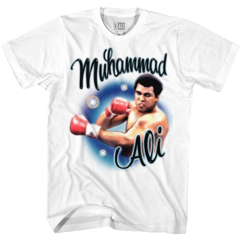 MUHAMMAD ALI Eye-Catching T-Shirt, Airbrush Punch