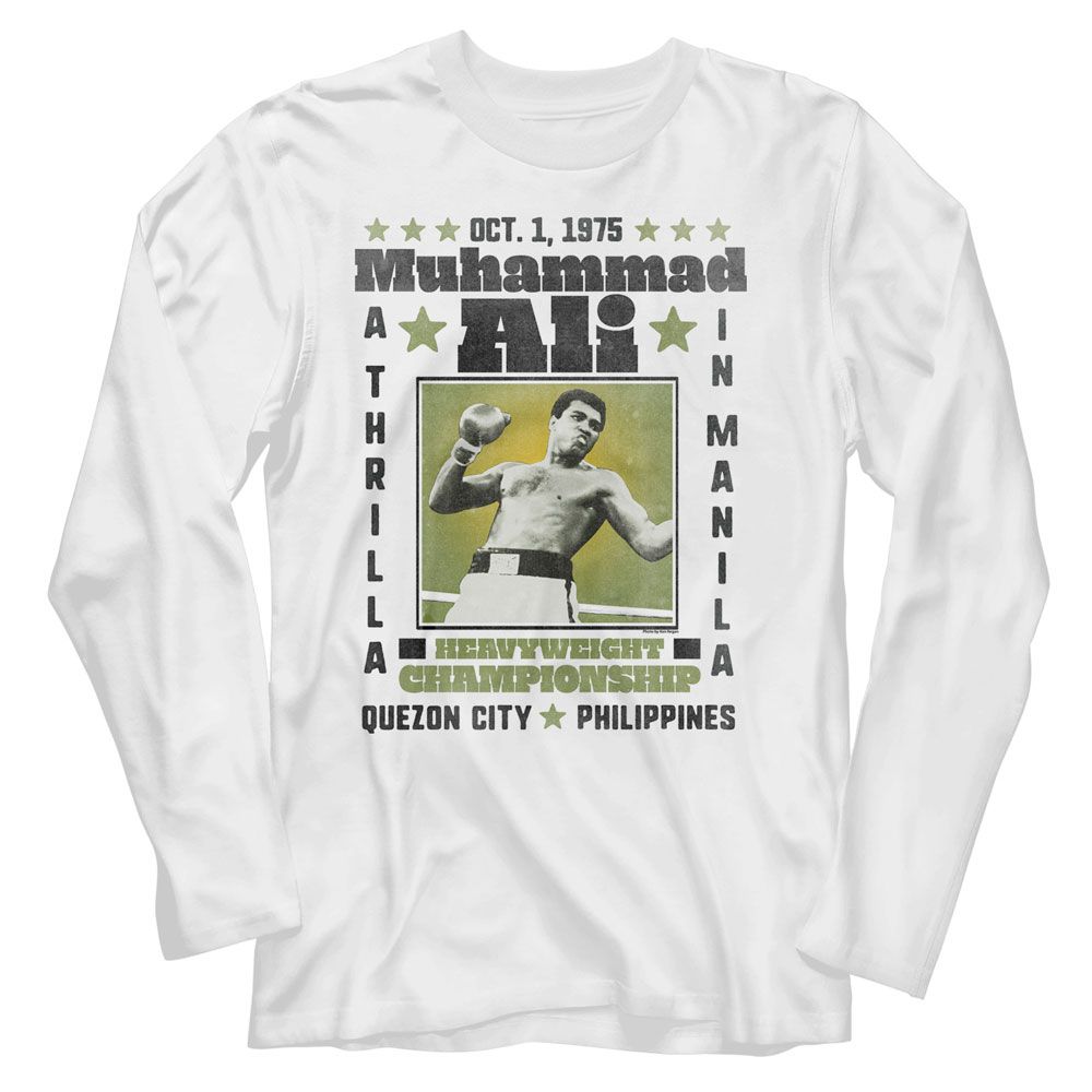 MUHAMMAD ALI Long Sleeve T-Shirt, A Thrilla