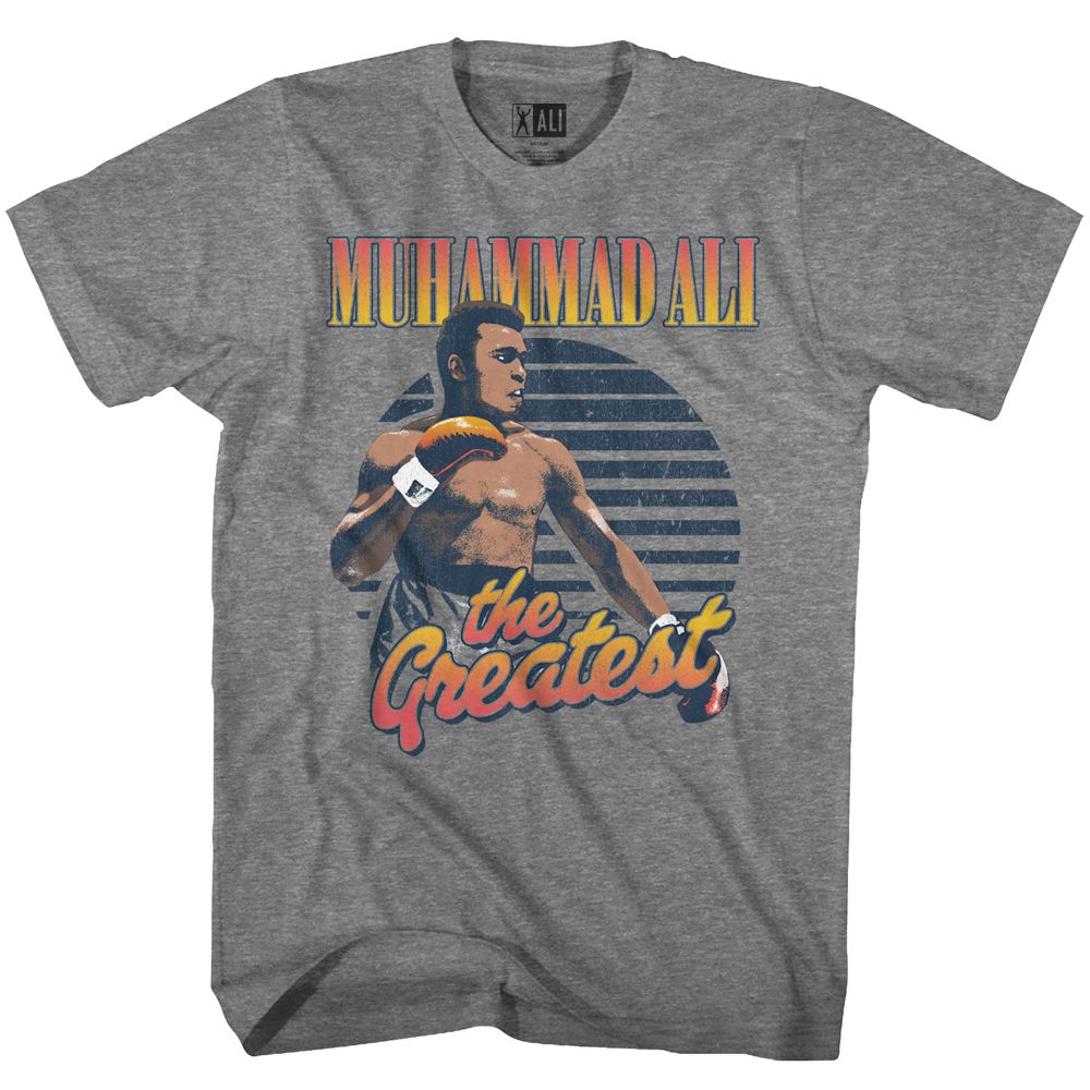 MUHAMMAD ALI Eye-Catching T-Shirt, Greatest Gradients