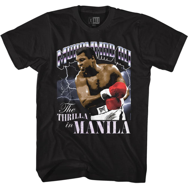 MUHAMMAD ALI Eye-Catching T-Shirt, Thrilla & Lightning