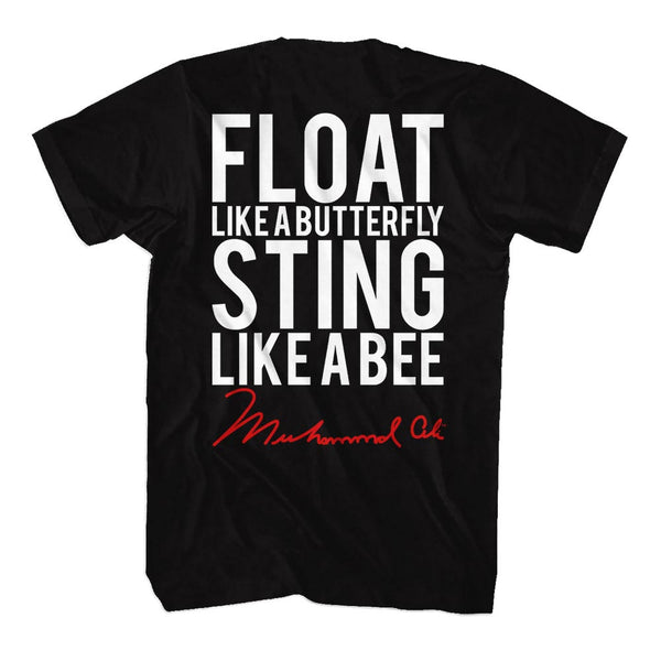 MUHAMMAD ALI Eye-Catching T-Shirt, Float Sting 2-Sided