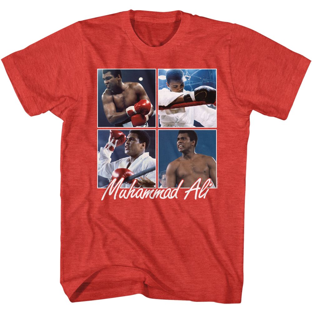 MUHAMMAD ALI Eye-Catching T-Shirt, Ali Four Squares