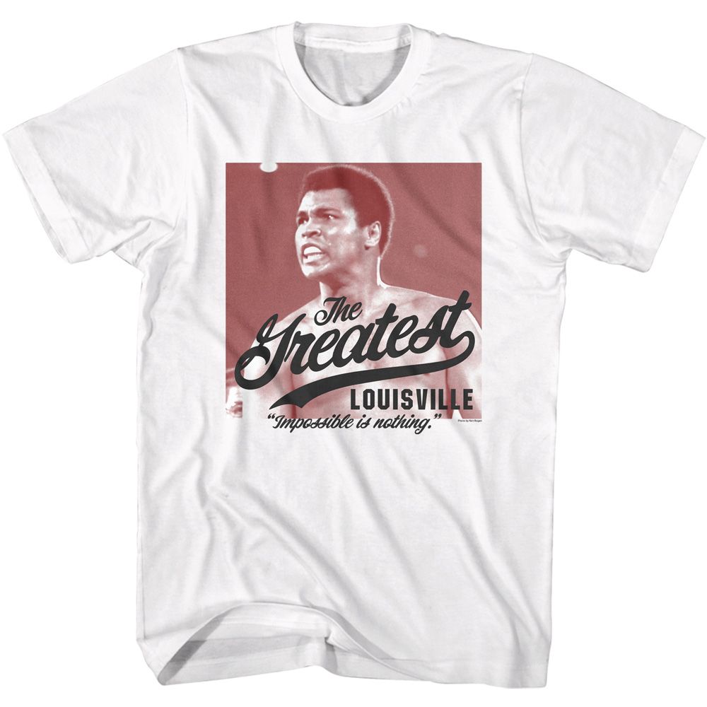 MUHAMMAD ALI Eye-Catching T-Shirt, Impossible Is Nothing