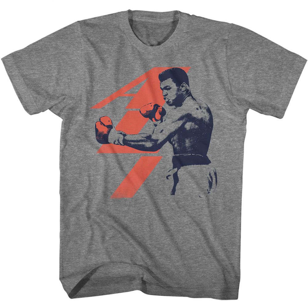 MUHAMMAD ALI Eye-Catching T-Shirt, Name And Figure